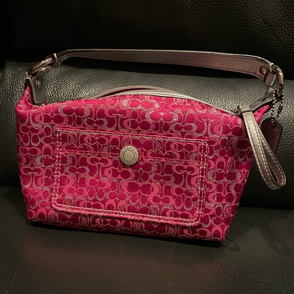 COACH Pink/Silver Purse - Picture 3 of 6